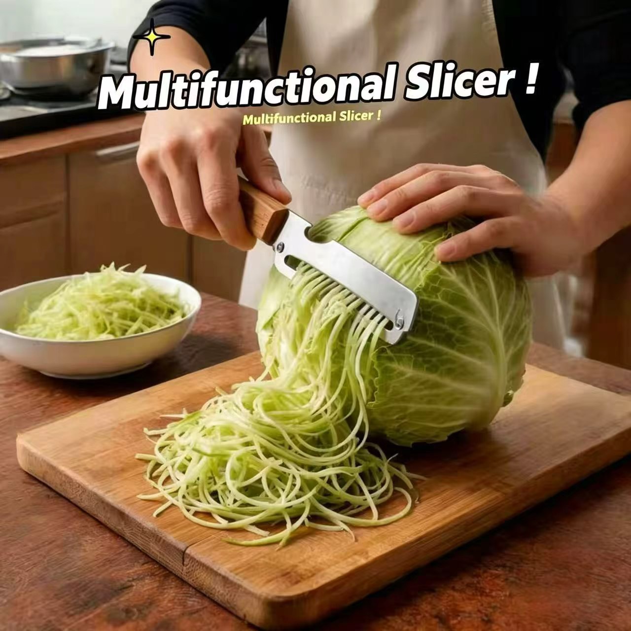 Kitchen Jobs - Ahşap Saplı ve Şişe Açacağıyla 3'ü