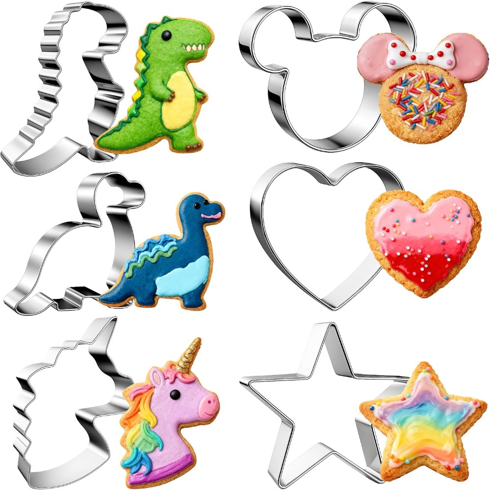 Cookie Cutter Set - Paslanmaz Çelik Kurabiye Kesici Seti Mickey