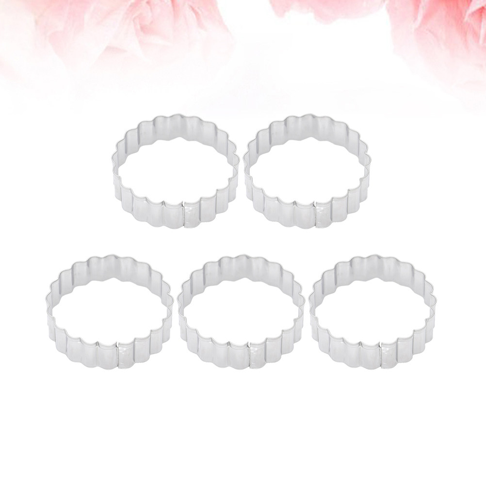 Cookie Cutter Set - 5 Parça Premium Paslanmaz Çelik Yuvarlak