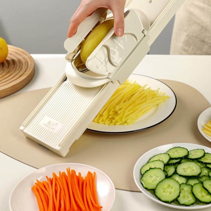 Kitchen Jobs - Sebze Doğrayıcı Dilimleyici, Kaplı, El Koruyucu,