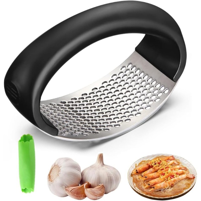 Kitchen Utensils - 2026 Yükseltilmiş Paslanmaz Çelik Sarımsak Ezici