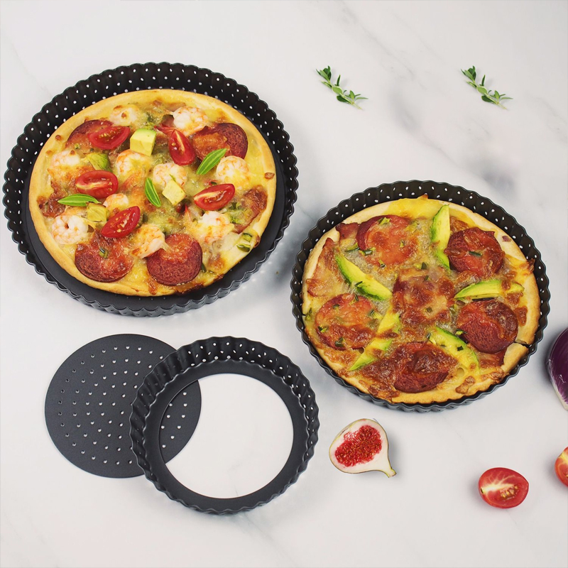 Tart Pan Loose - 5/8/9 inç yapışmaz tart Quiche Flan