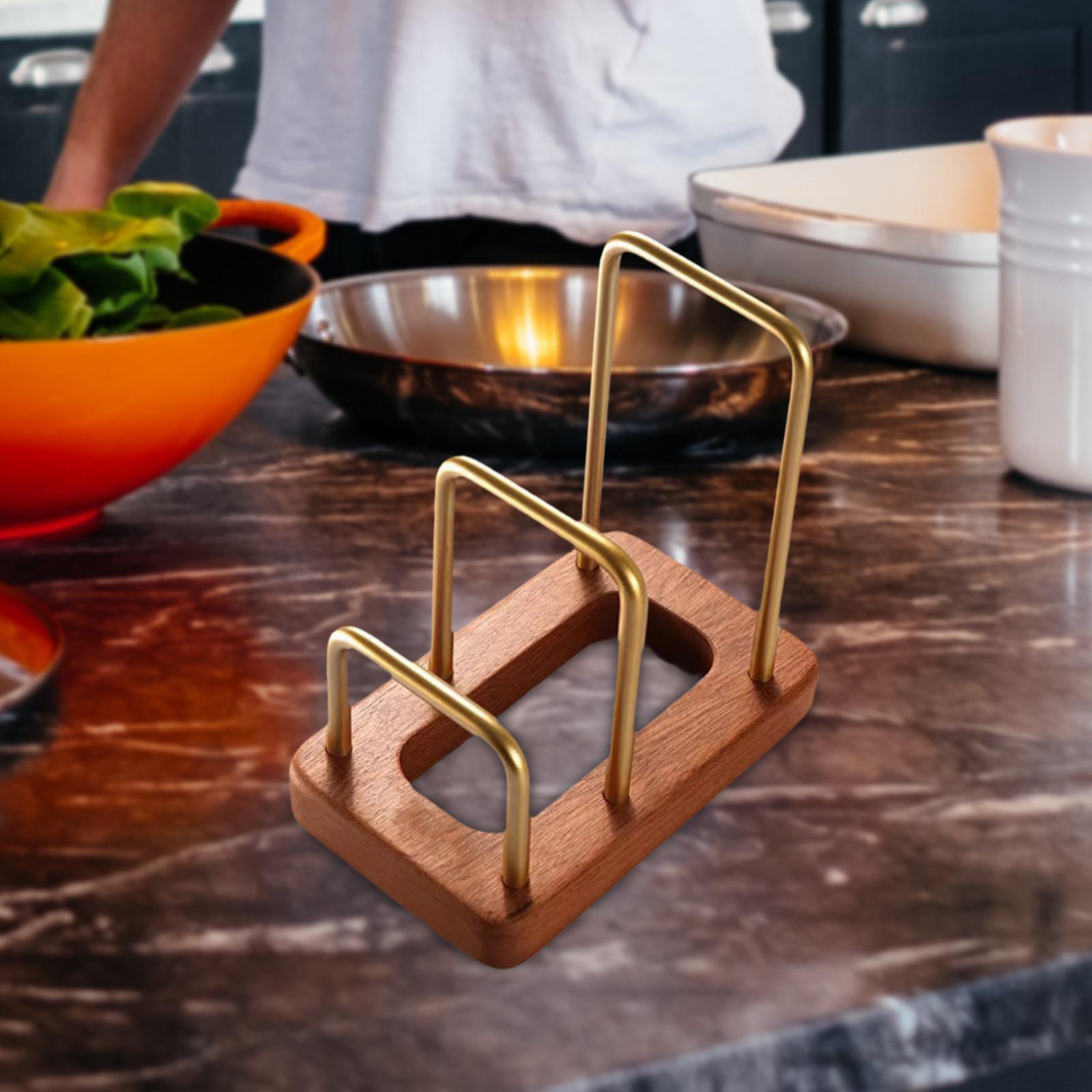 Kitchen Baking Sheet Organizer - Kesme Tahtası Rafı Tencere Kapağı Rafı
