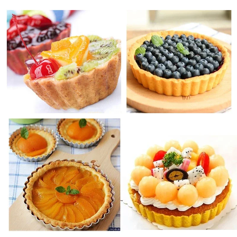 6 adet yapışmaz Tart Quiche Fl - Tart Pan Loose incelemesi ve fiyatı