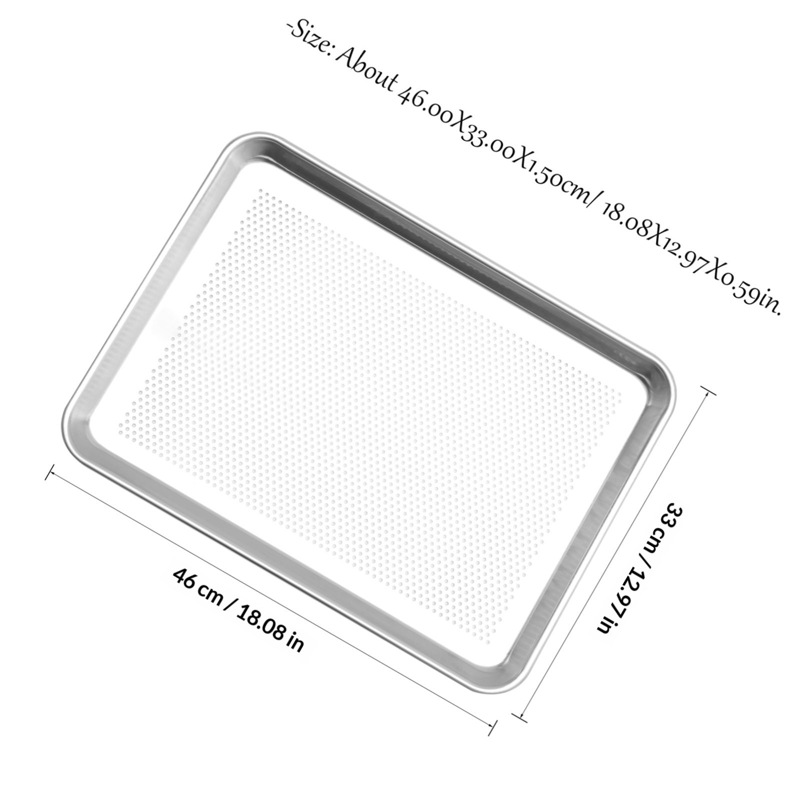 1 Adet Paslanmaz Alüminyum Ala - Kitchen Essentials Baking Tray incelemesi ve fiyatı
