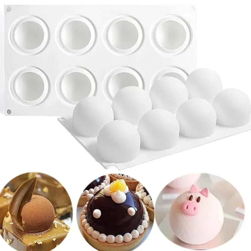 3D Küre silikon kalıp Mousse K - Kitchen Baking Utensil incelemesi ve fiyatı