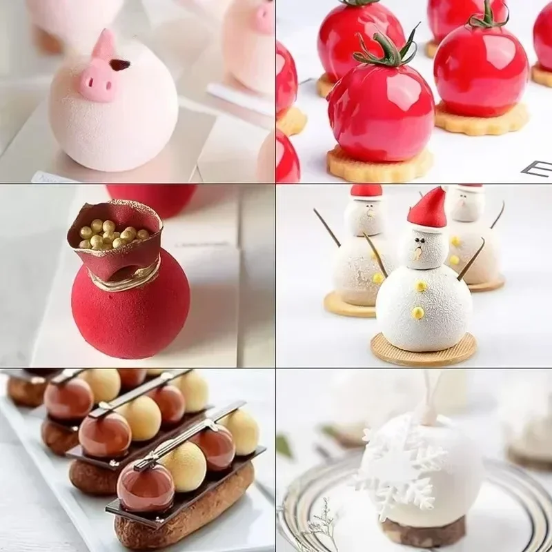 3D Küre silikon kalıp Mousse K - Kitchen Baking Utensil incelemesi ve fiyatı