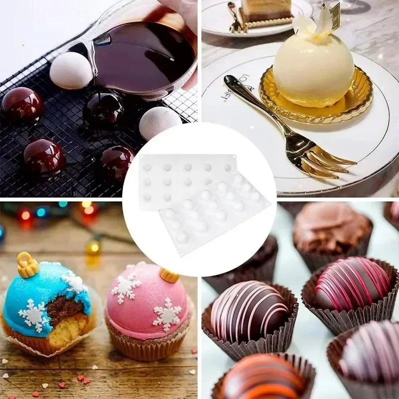 3D Küre silikon kalıp Mousse K - Kitchen Baking Utensil incelemesi ve fiyatı