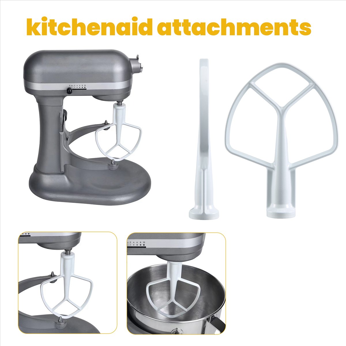 Doings K5AB K5SS Mutfak Mikser - Kitchenaid Baking Set incelemesi ve fiyatı
