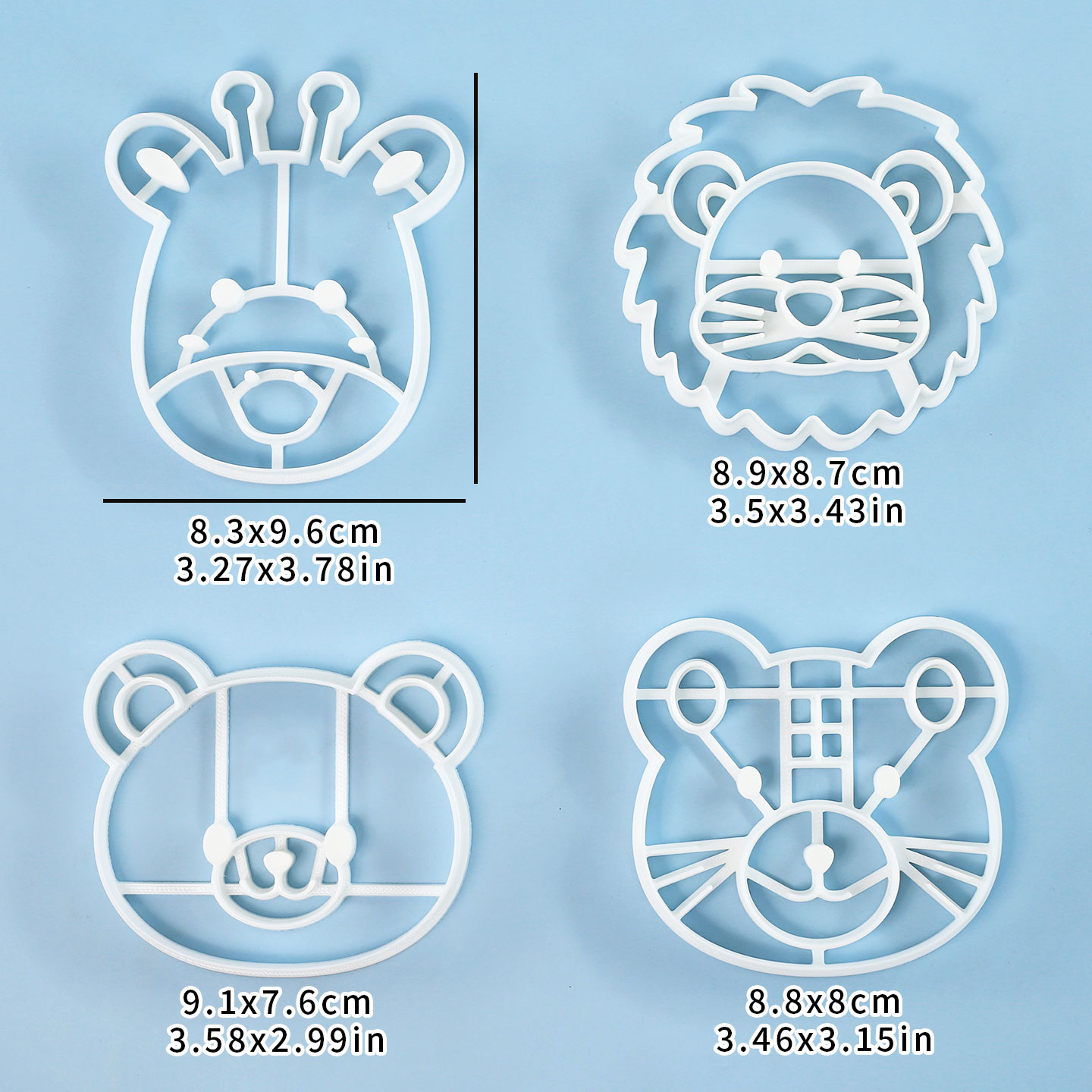 4 Parça Hayvan Figürlü Kurabiy - Cookie Cutter Set incelemesi ve fiyatı