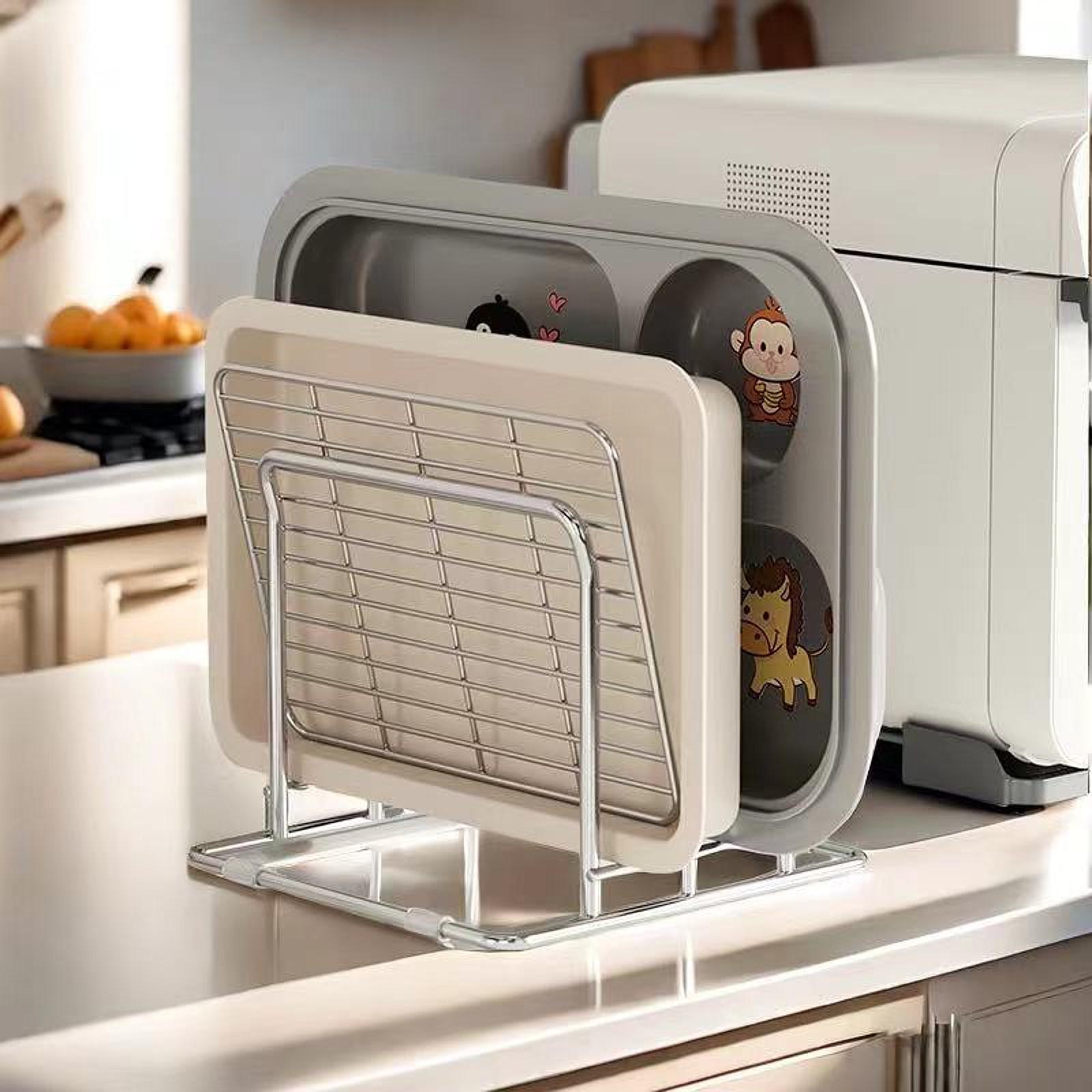 Kesme Tahtası Rafı Tencere Tav - Kitchen Baking Sheet Organizer incelemesi ve fiyatı