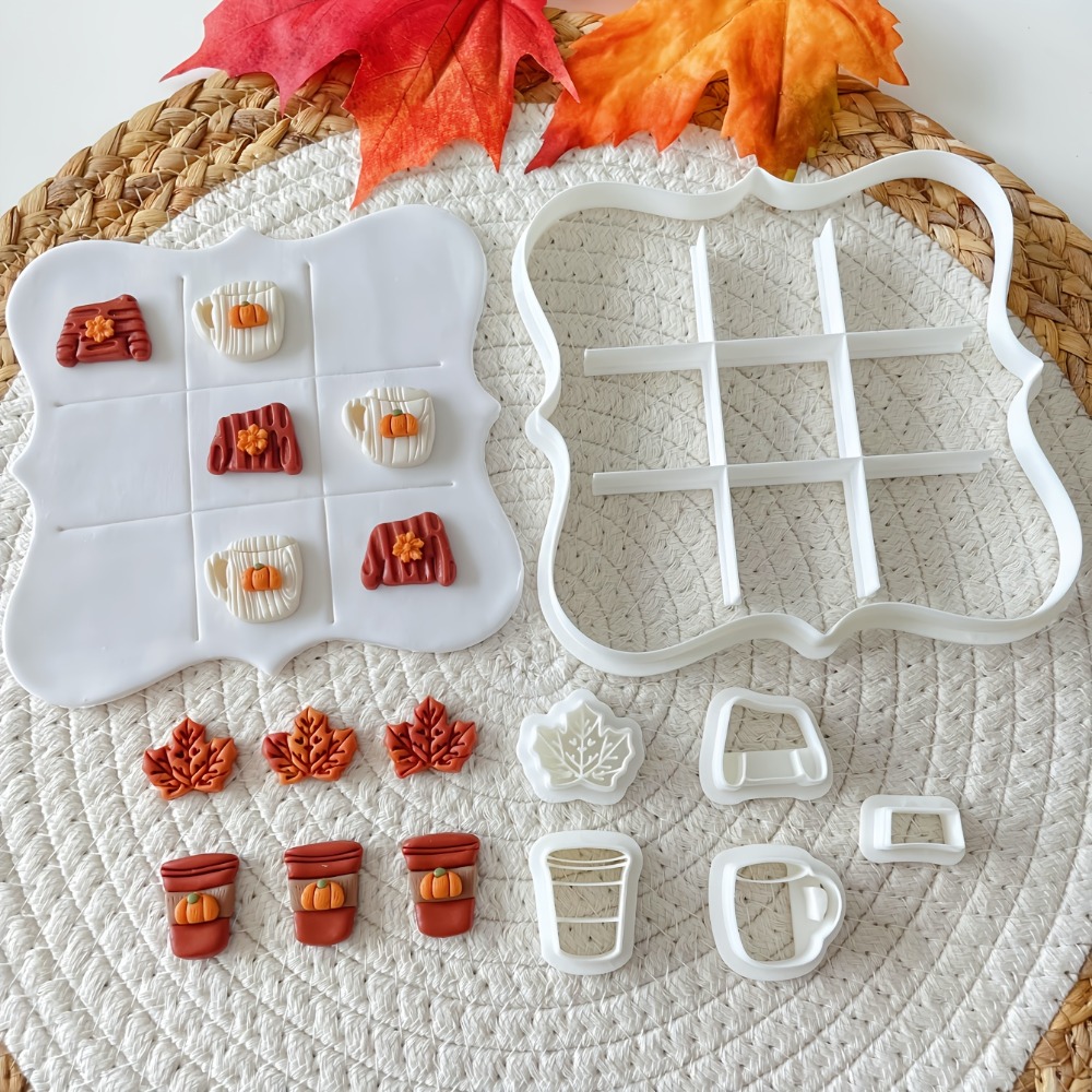 7 Parça Sonbahar Tic-Tac-Toe K - Cookie Cutter Set incelemesi ve fiyatı