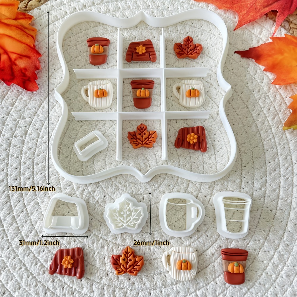 7 Parça Sonbahar Tic-Tac-Toe K - Cookie Cutter Set incelemesi ve fiyatı