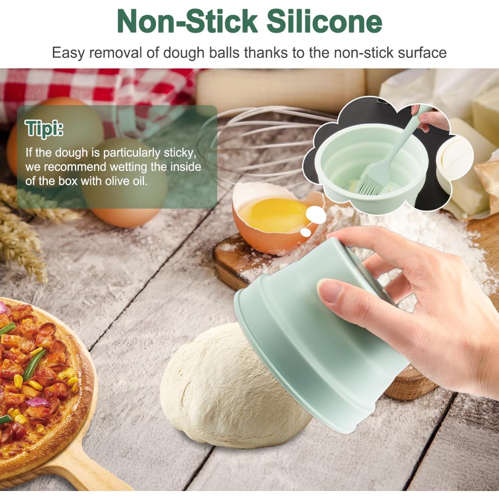 Kapaklı Hibrit Pizza Hamuru Ku - Kitchen Jobs incelemesi ve fiyatı