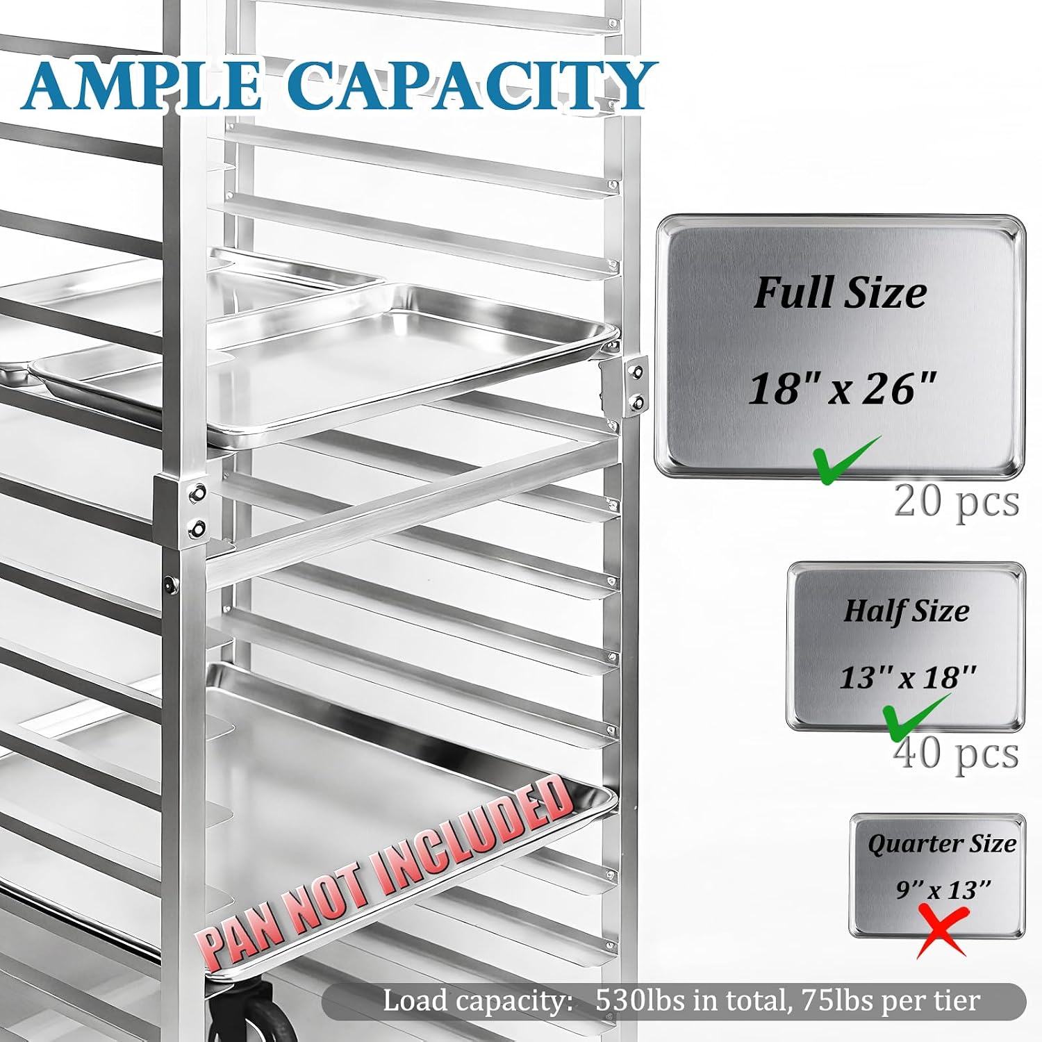 Ticari 20 Katmanlı Paslanmaz Ç - Kitchen Baking Sheet Organizer incelemesi ve fiyatı